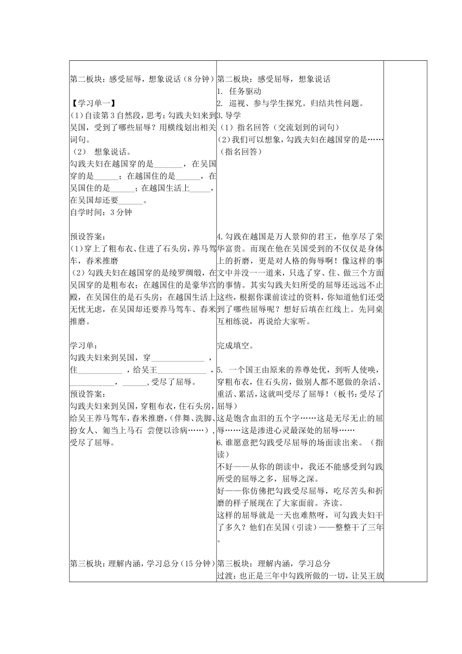 卧薪尝胆(学程导航第二课时)_第2页