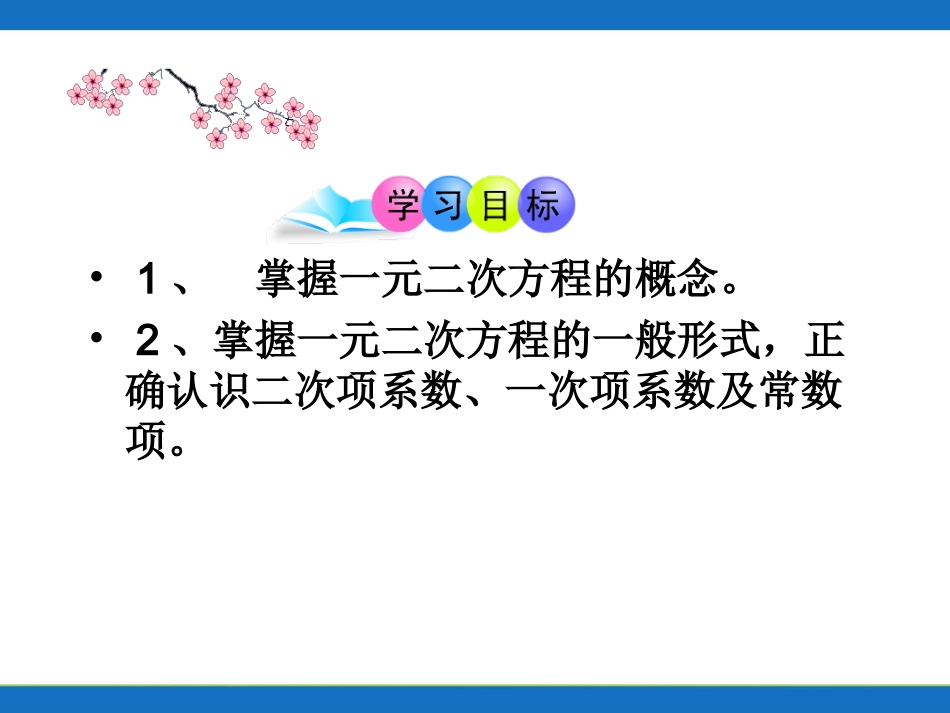 九年级数学一元二次方程ppt_第2页