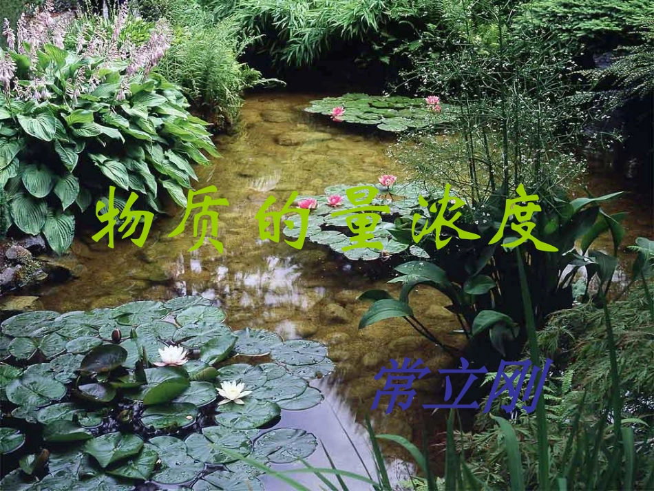 物质的量浓度课件_第1页