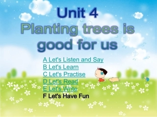 Unit4Plantingtreesisgoodforus.