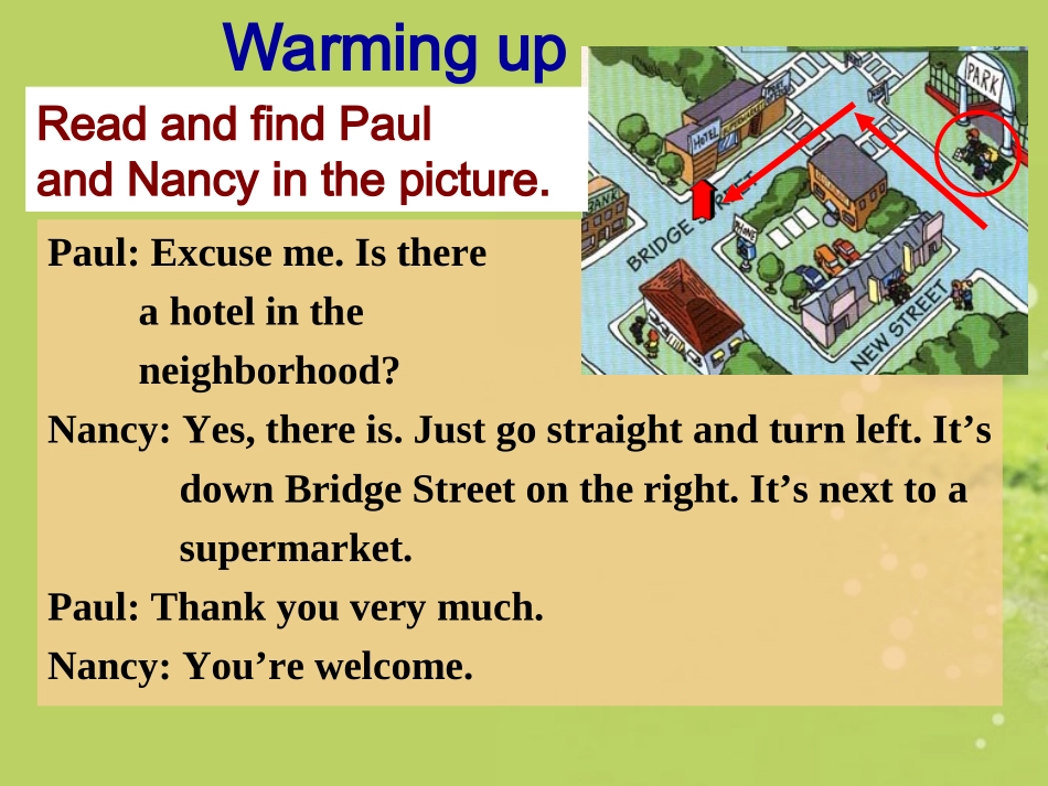 七年级英语下册《Unit8-Is-there-a-post-office-near-here-Section-B》课件-(新版)人教新目标版_第3页