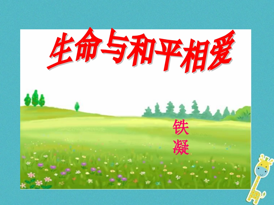 六生命与和平相爱_第1页