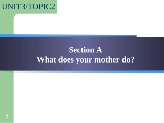 说课-what-does-your-mother-do