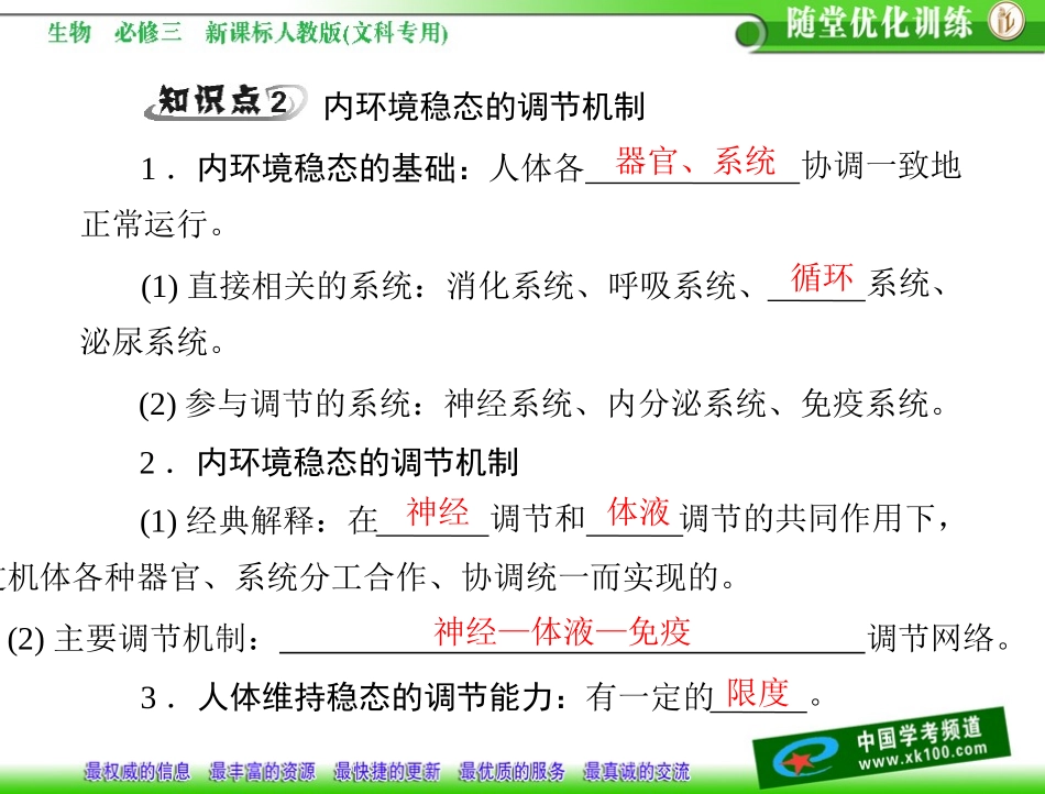 第1章人体的内环境与稳态第2节内环境稳态的重要性_第2页