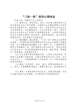 “三标一体”培训心得体会_3