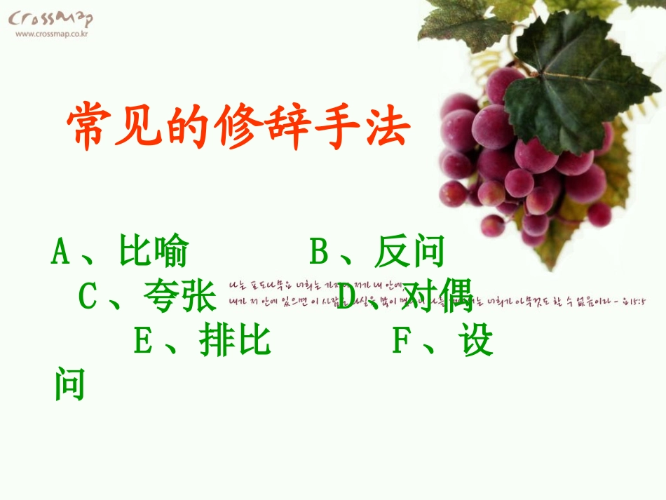 初中作文教学用课件之修辞的运用_第3页