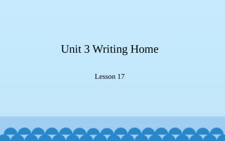 Lesson17Danny'sEmail