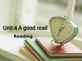 八年级英语牛津版8BUnit4AgoodreadReading