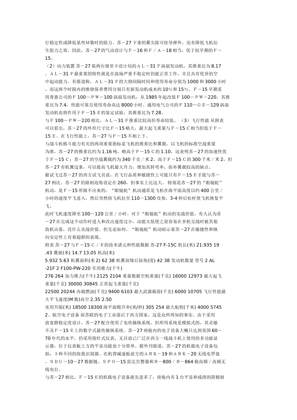 SU-27对F-15_第2页