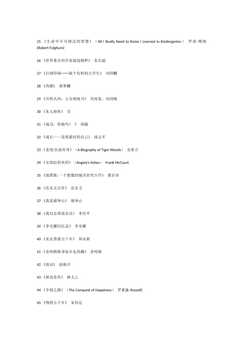 香港中文大学推荐的书单_第2页