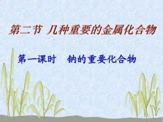 第二节金属化合物-(2)