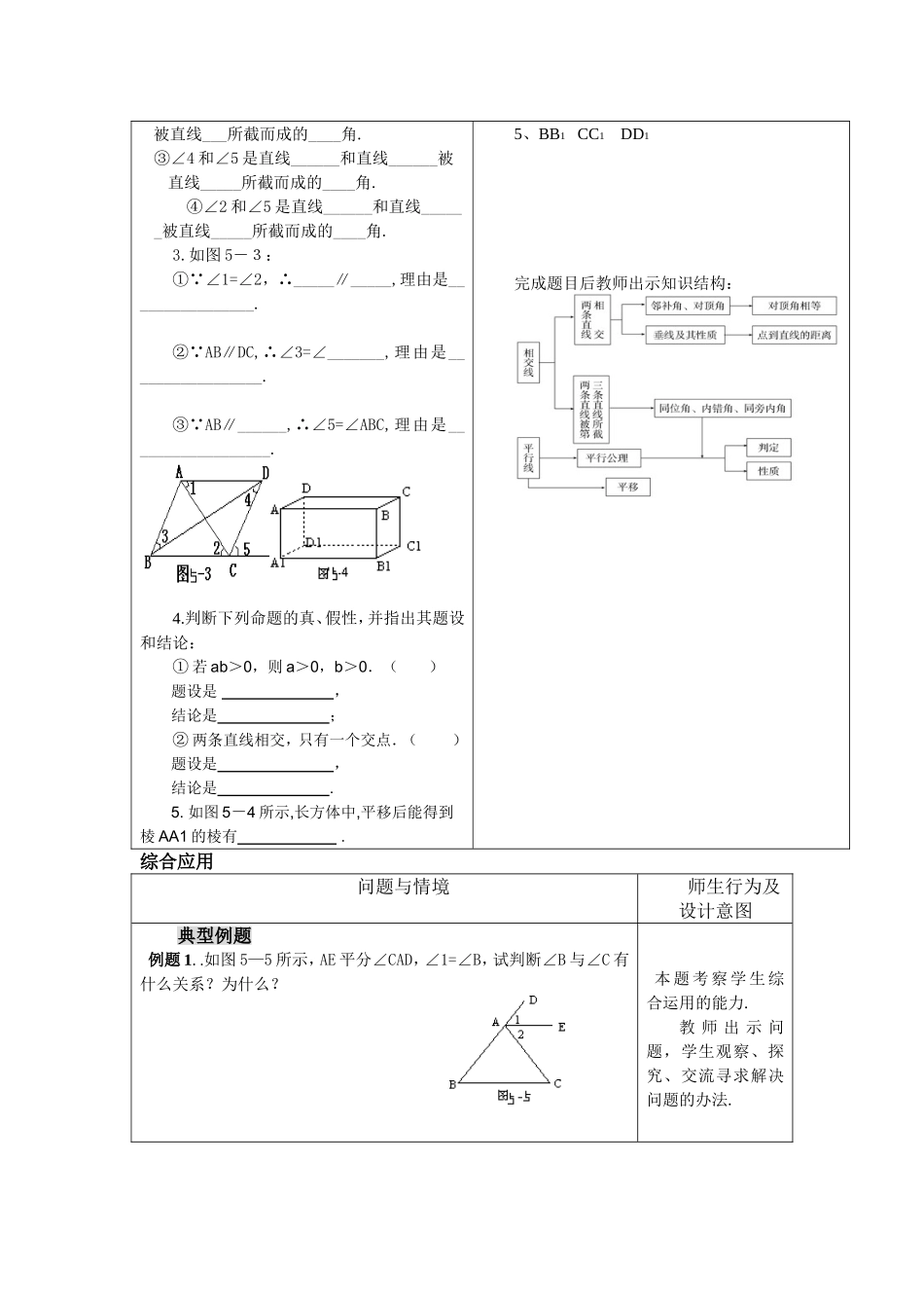 第五章相交线与平行线复习课_第2页