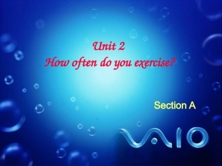 unit2-How-ofen-do-you-exercise