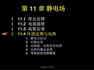 大学物理12-03环流定理与电势