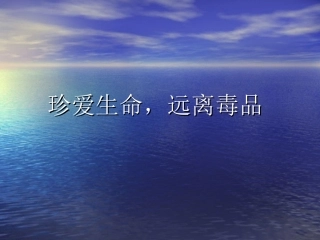 珍爱生命-远离毒1