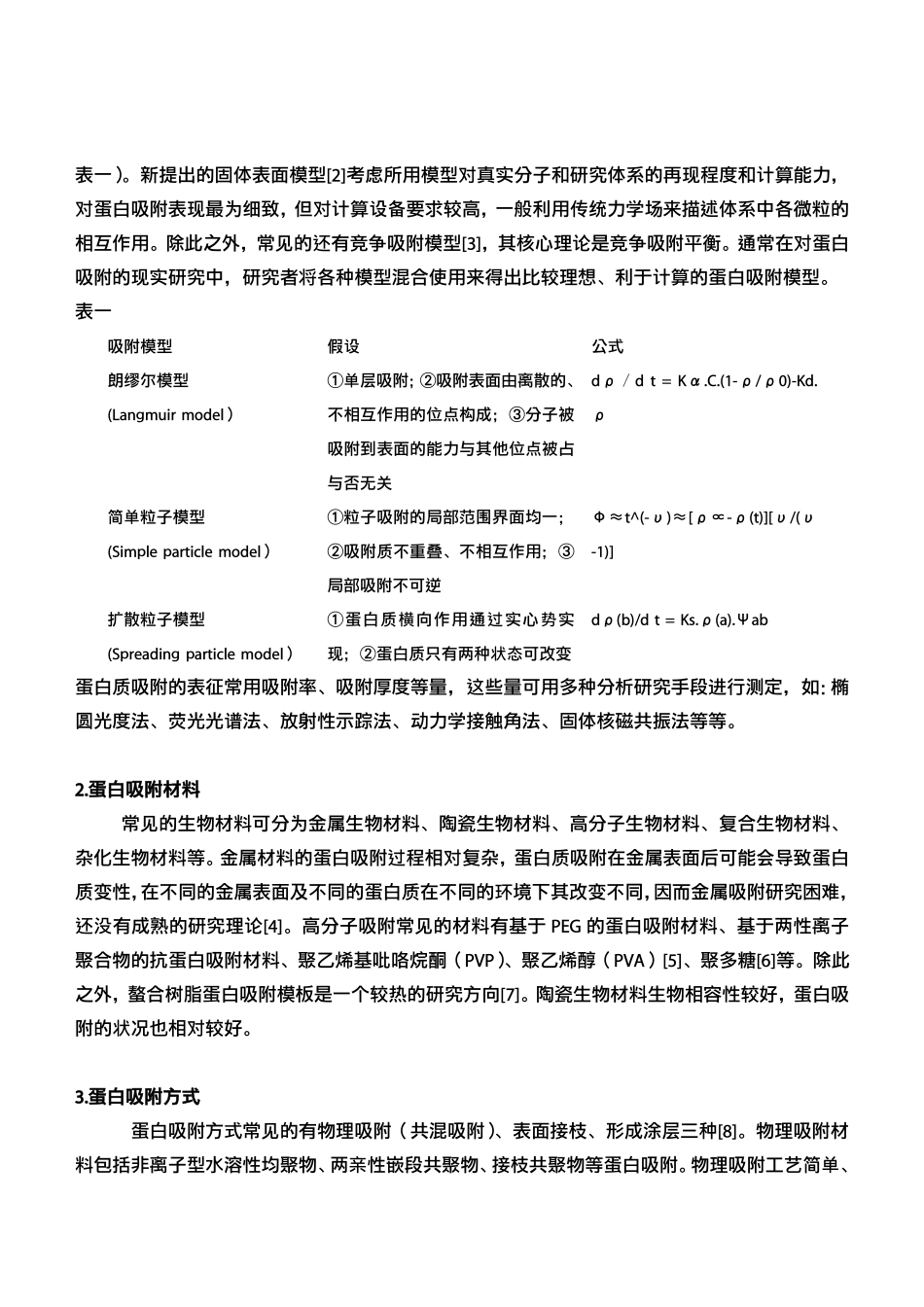 蛋白质吸附综述 2_第2页