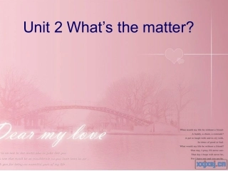 Unit2What’sthematter