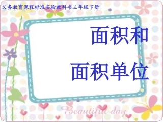 面积和面积单位