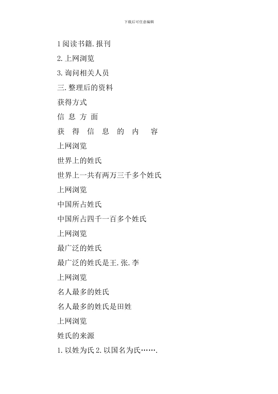 关于姓氏来源的研究报告_第2页