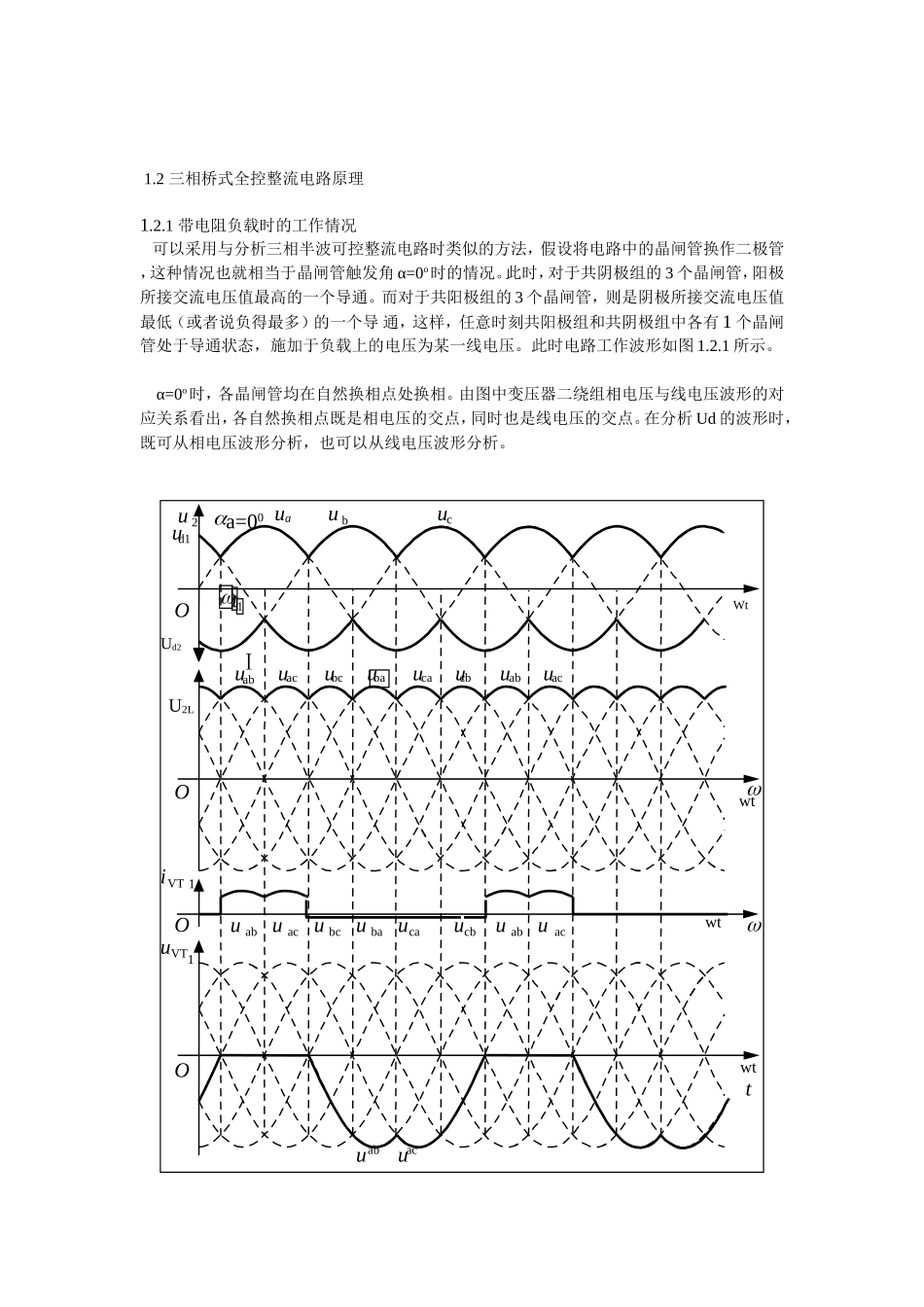 基于三相桥式全控整流电路的研究论文_第2页