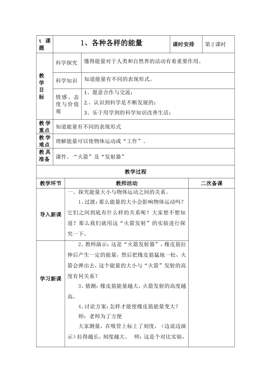 1、各种各样的能量(2)_第1页