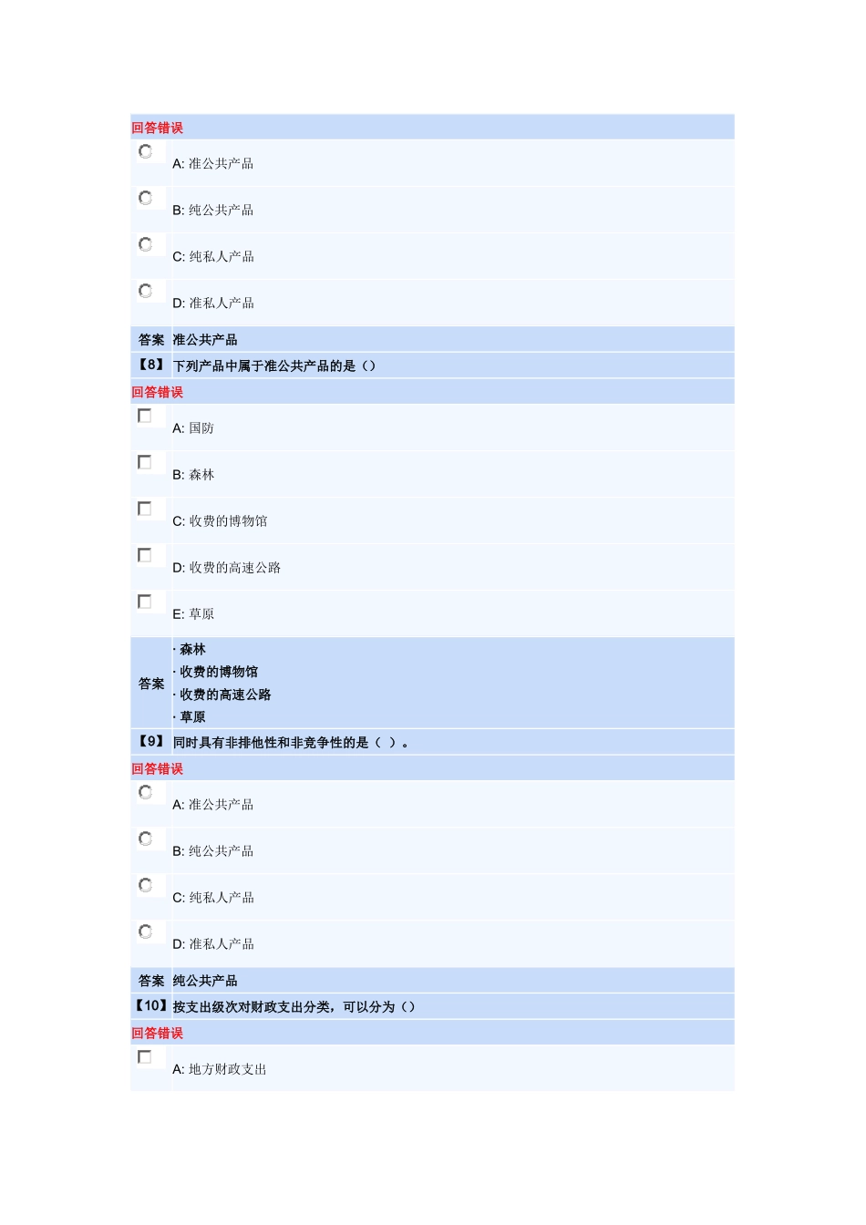 财政概论第一套作业_第3页