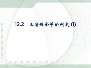 12.2.1三角形全等的判定(1)
