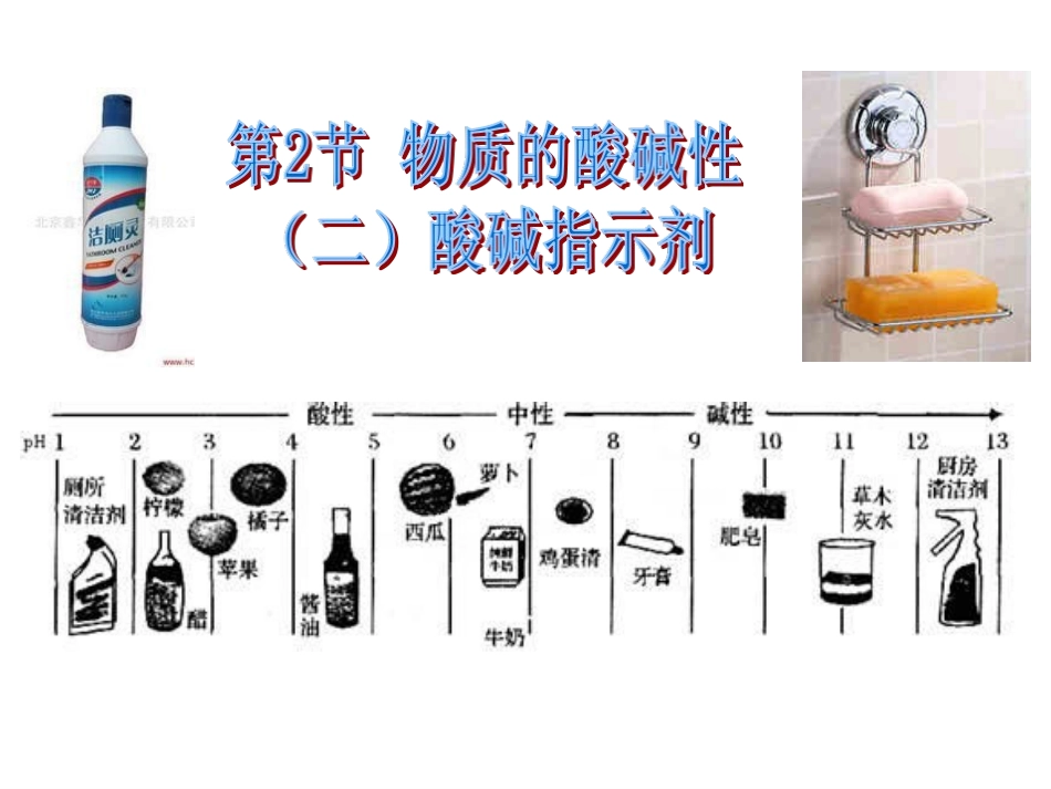 第2节--物质的酸碱性(第二课时)_第1页