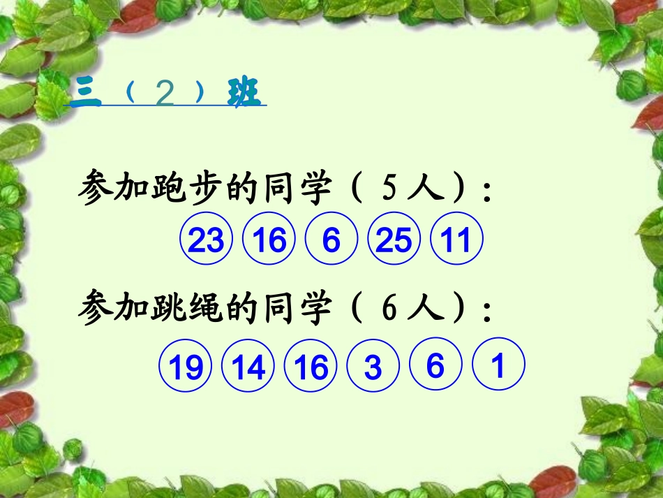 人教2011版小学数学三年级数学广角--重叠问题_第3页