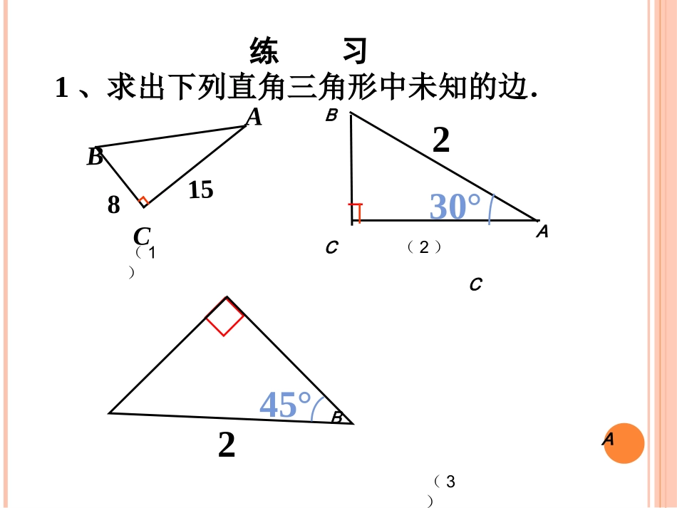 17章：勾股定理复习课_第3页