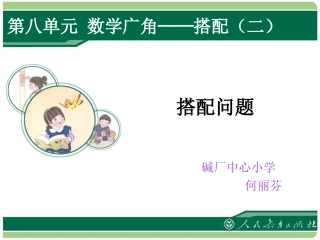 人教2011版小学数学三年级搭配(二)-(3)