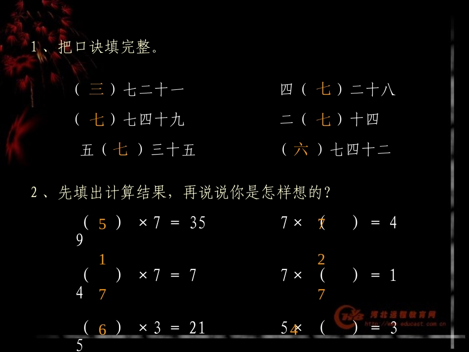 《7的乘法口诀》课件_第2页