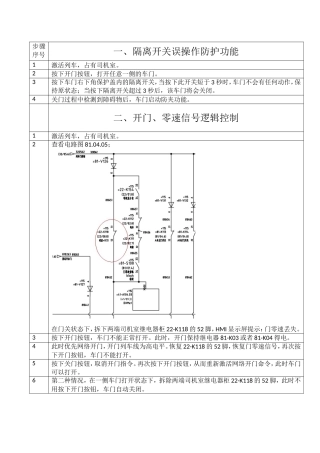 车门功能验证(1)