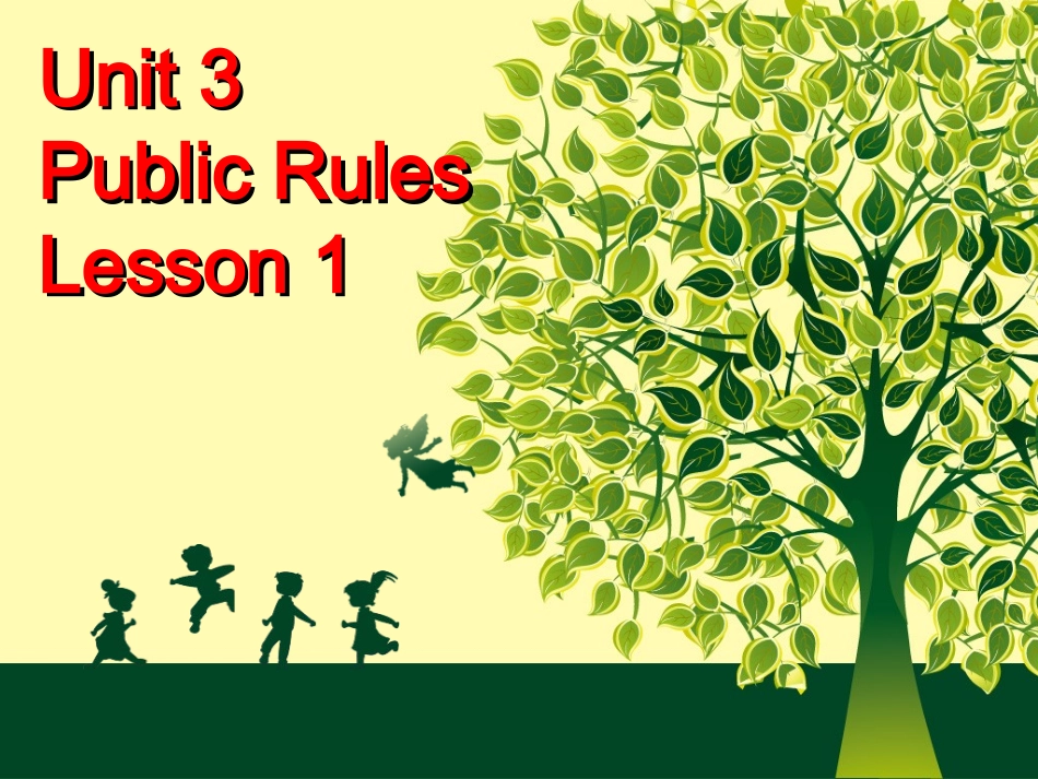 Unit-3-Public-Rules-Lesson-1-课件-2_第1页