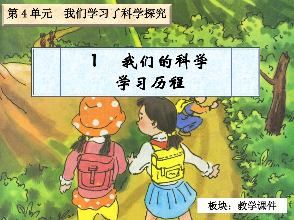 1我们的科学学习历程-教学课件_第2页
