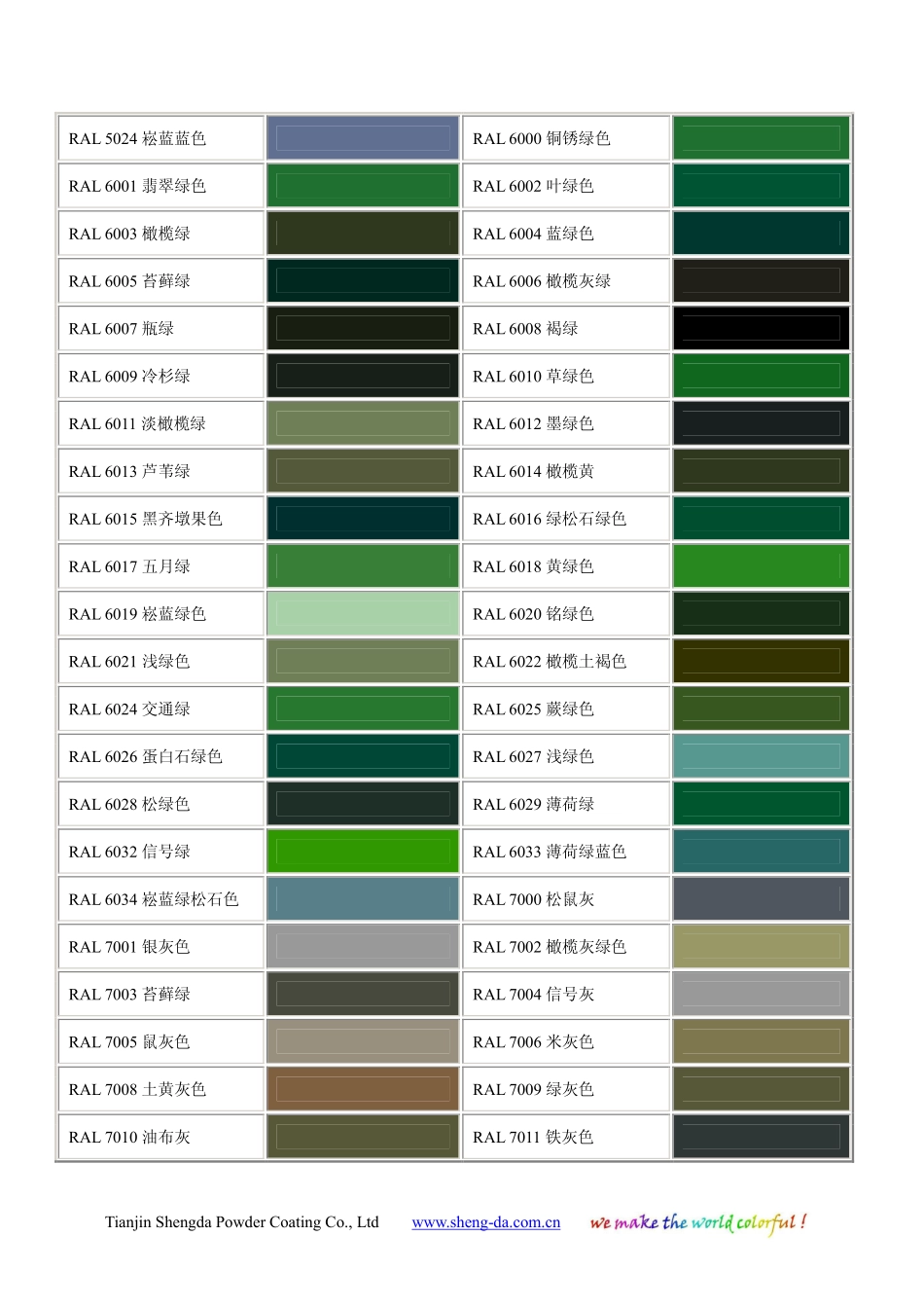 RAL颜色系列_第3页