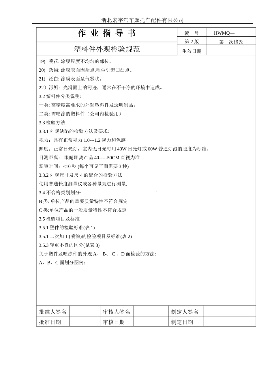 100901_塑料件外观检验规范_第2页