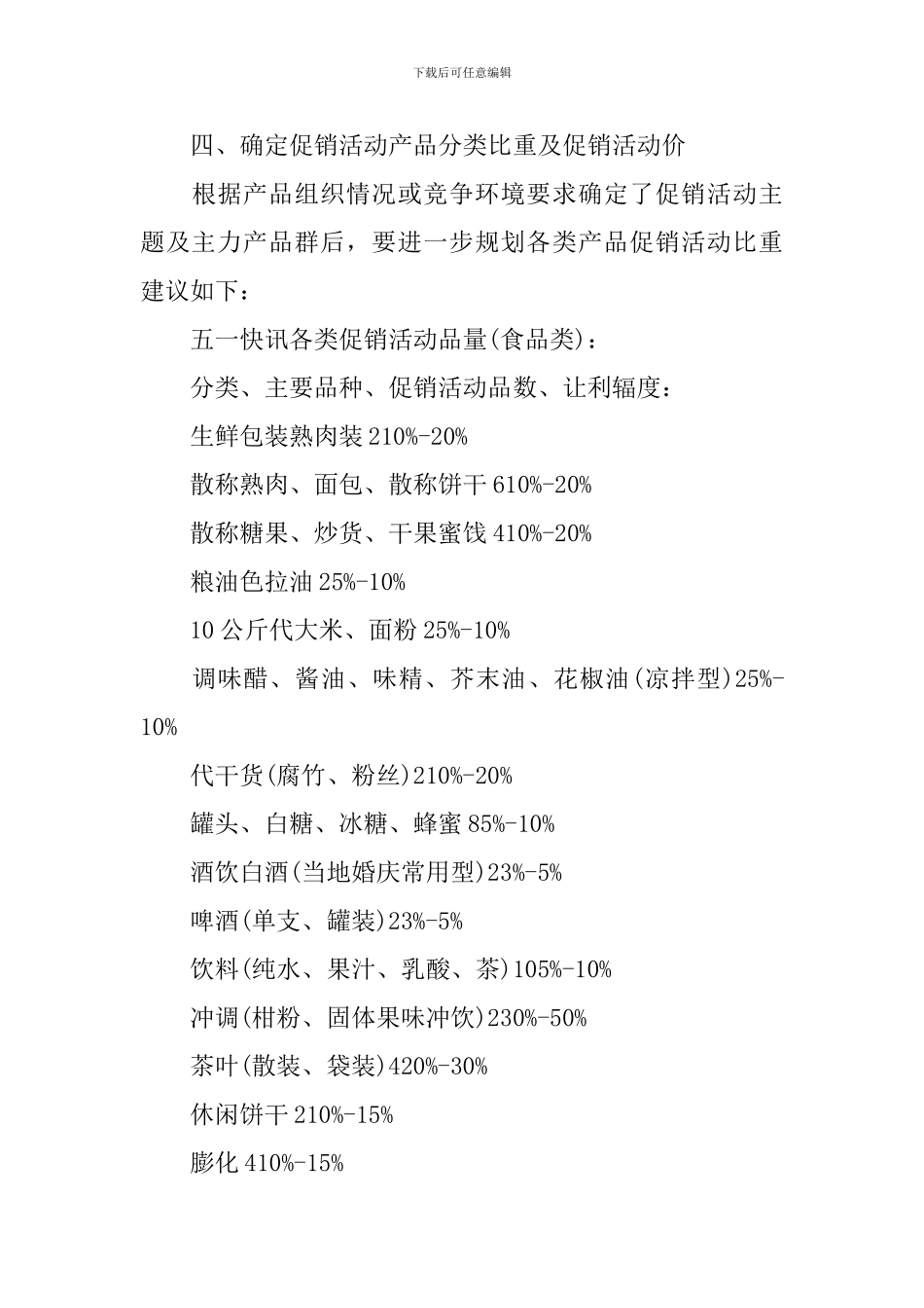 2024优秀迎五一促销活动方案范文_第3页