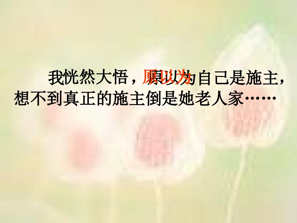《真正的施主》课件_第2页