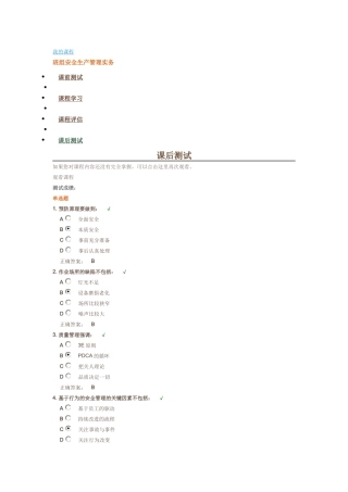 班组安全生产管理实务