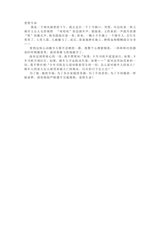 爱惜生命-(3)