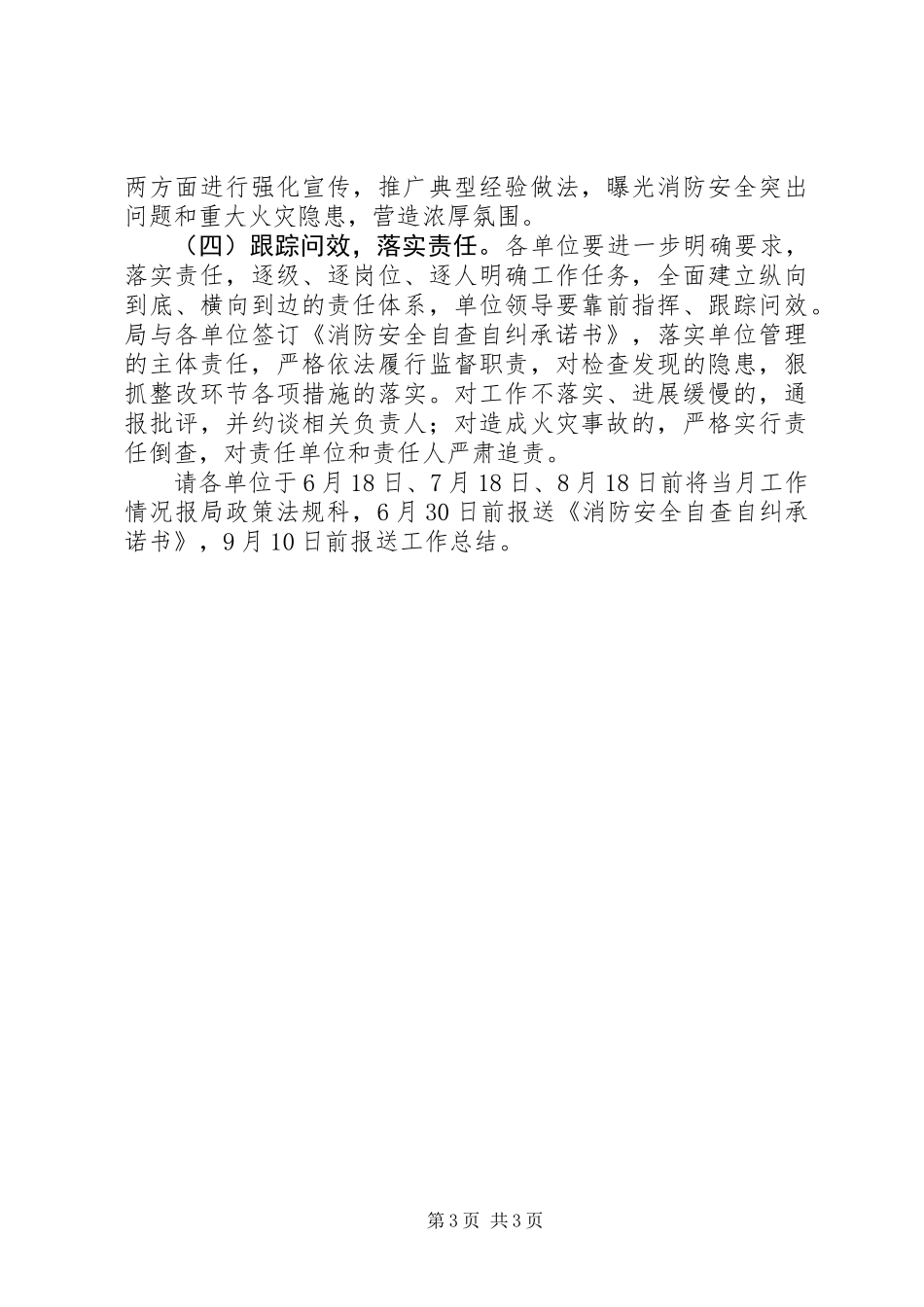 交通系统夏季消防检查工作方案_第3页