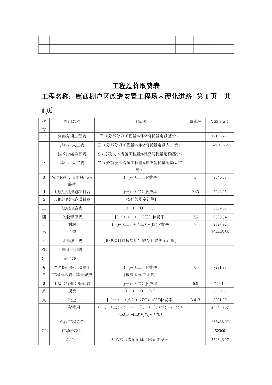 道路硬化决算表_第3页