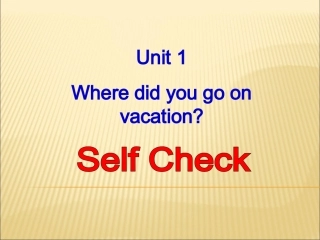 Unit1SelfCheck