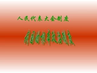 我国根本政治制度