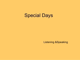 SpecialDays