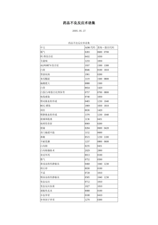 ADR术语集