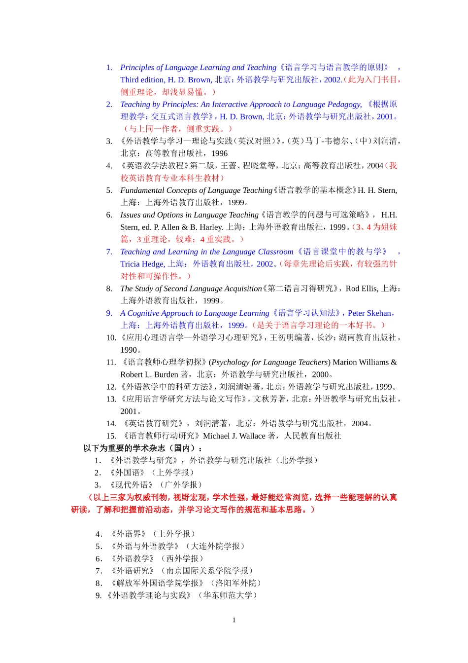 教育硕士参考书目_第1页