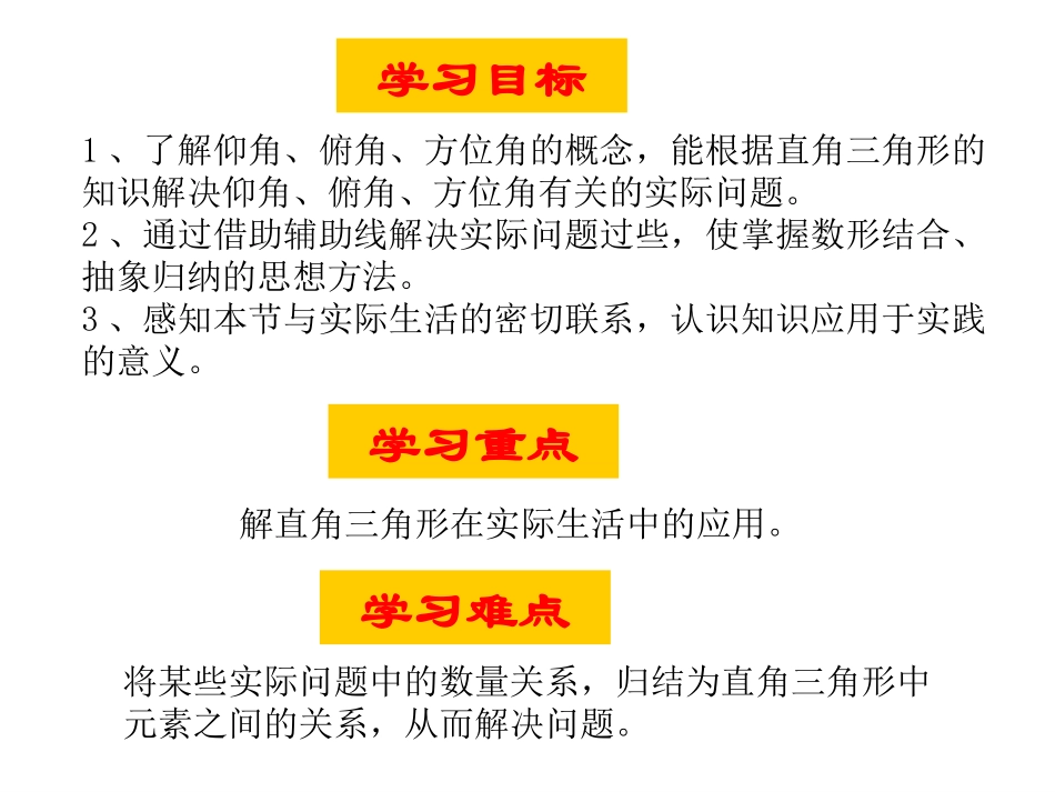 仰角、俯角问题_第2页