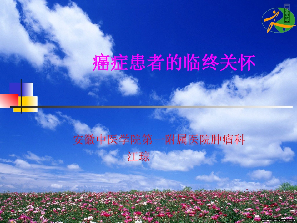 癌症患者的临终关怀_第1页